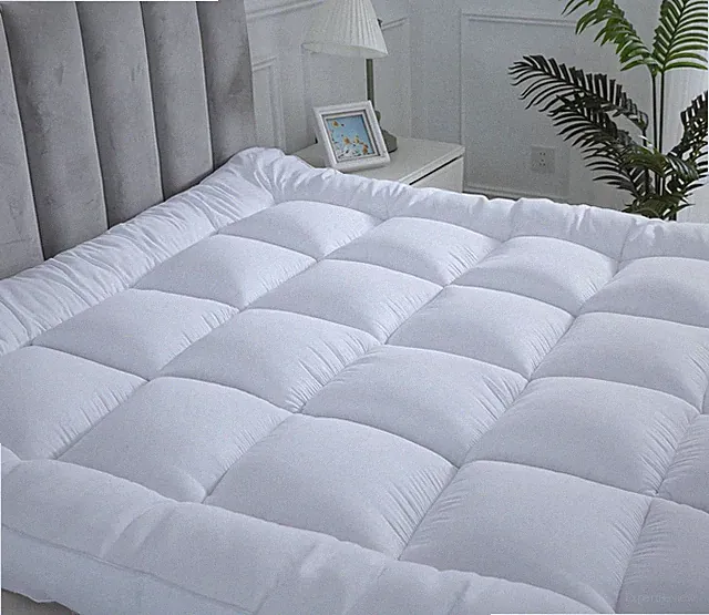 4 Inches Thick Mattress Topper Quilted Cooling Mattress Topper Pad Bed Topper 10