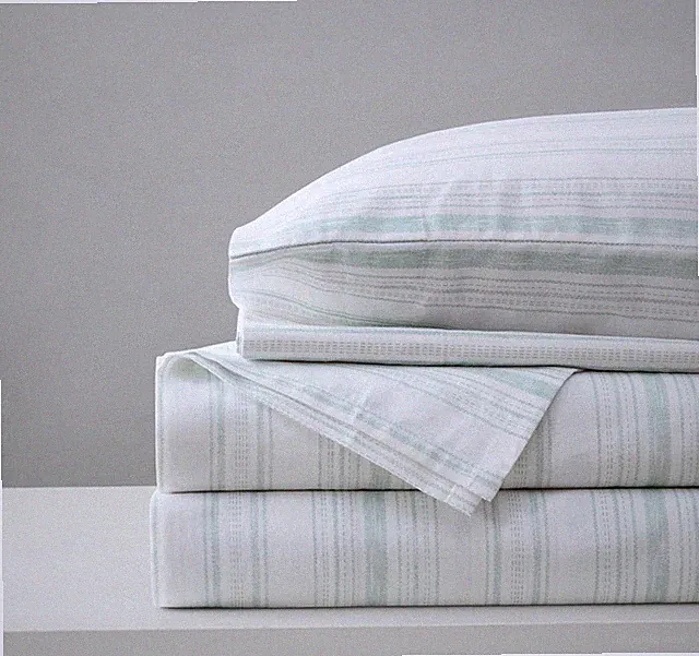 Comfort Spaces 100% Cotton Sheet Set Breathable Lightweight All Season 4 Piece