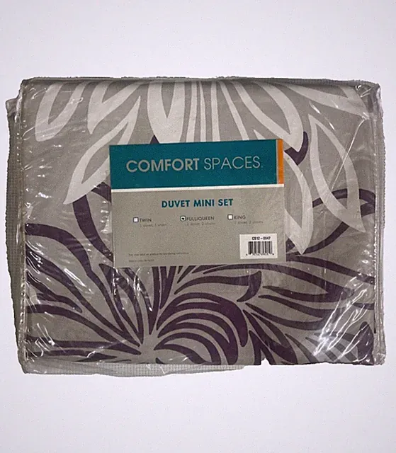 COMFORT SPACES DUVET MINI SET, FULL/QUEEN