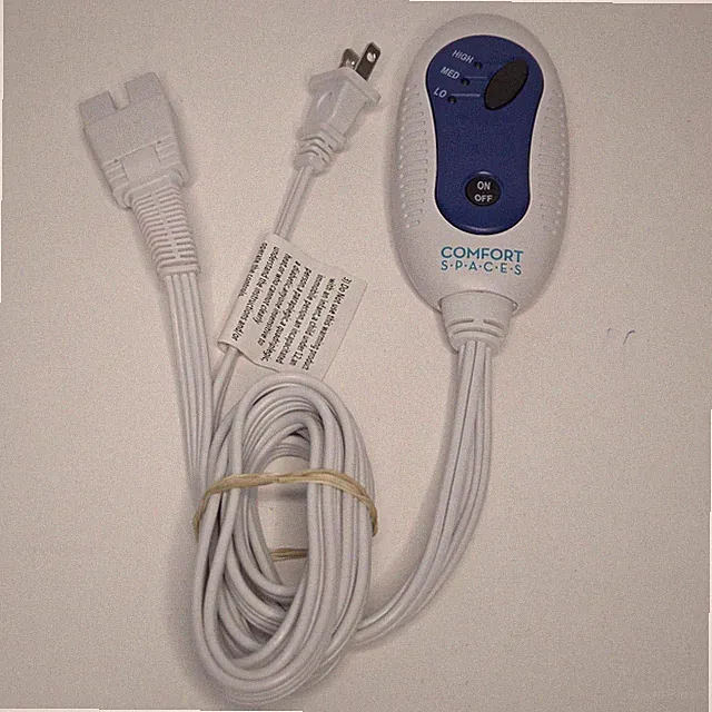 Comfort Spaces Heated Electric Throw Blanket Controller Remote SCTH 3.3.1 White