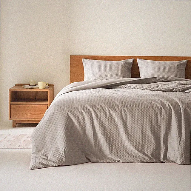 Comfort Spaces Taupe Queen Duvet Cover Set - 3 Pieces Full/Queen, Neutral