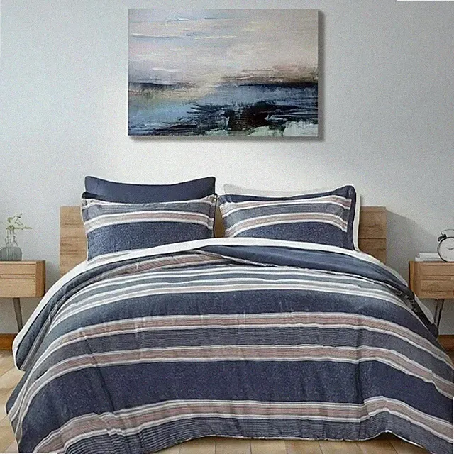 Comforter Sets Microfiber Bed in a Bag Bedding Set-Comfort Spaces 9-Piece Queen