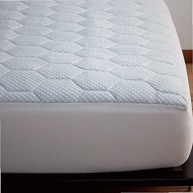 Cooling Gel Memory Foam Mattress Pad(White)-Company Essentials|63704