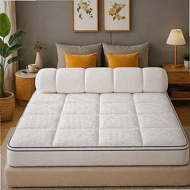 Extra Thick Mattress Topper 1000GSM Cooling Noiseless Breathable high quality