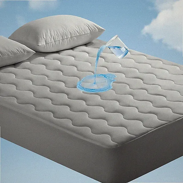 Queen Cooling Mattress Pad for Hot Sleepers, Waterproof & Cool-To-Touch Mattress